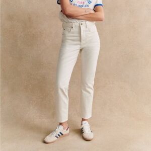 Sezane Brut Sexy Ecru Jeans